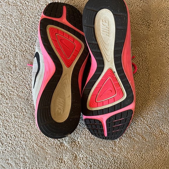 Nike Dual Fusion Run 3 women's gray pink & black lace-up sneakers size 10 US - Picture 4 of 5